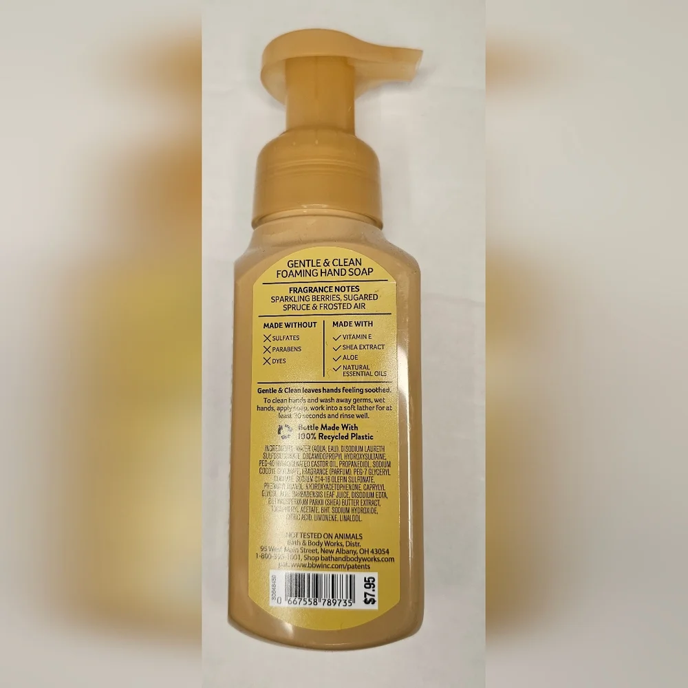 [Bath & Body Works] Golden Berry Mistletoe Foaming Hand Soap